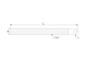 Copper Braid with Lug 2 Copper Braids with lug Technical Drawing page 0001