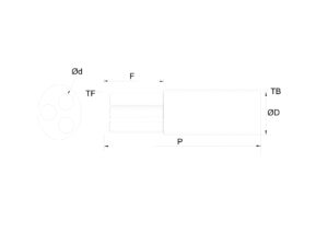Heat Shrink 3 core LV Breakout Technical Image 1